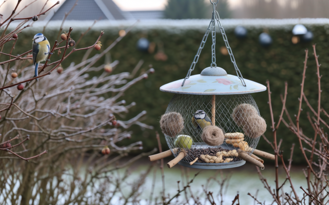 Bricolage : mangeoire en treillis pour les oiseaux du jardin